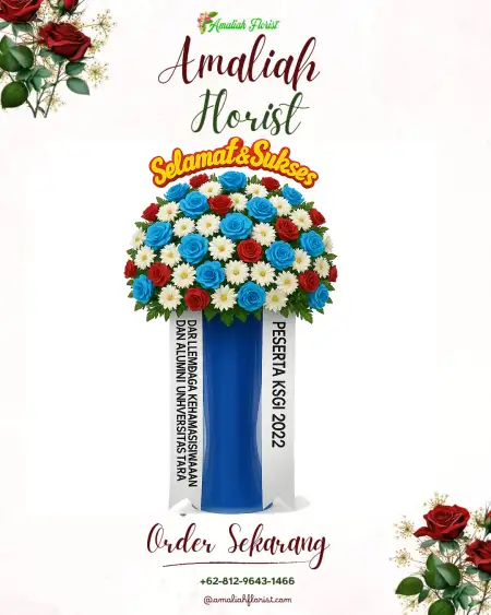 Standing Flowers Batu Meja